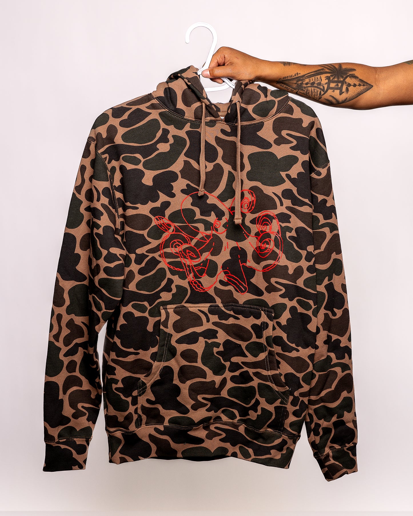 Red Ink Recon Hoodie (premium weight)