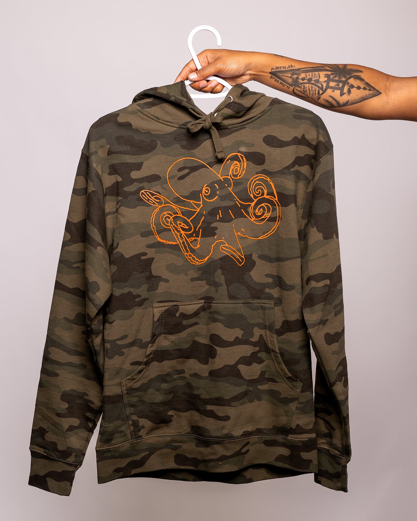 Orange Ink Opps Hoodie