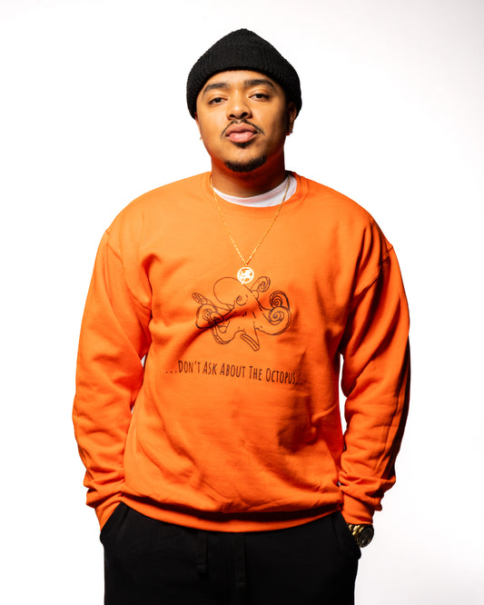 Orange Spooky Tings Crewneck